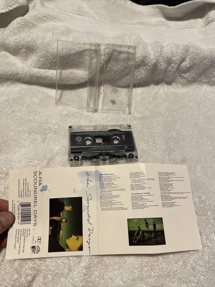 Кассетная лента A-Ha Scoundrel Days 1986 Warner Bros - Изображение 3 из 4