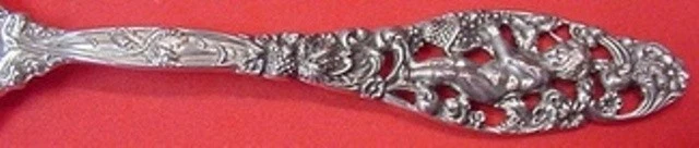 Labors of Cupid by Dominick and Haff Sterling Silver Serving Spoon 8 5/8" - Image 3 of 4