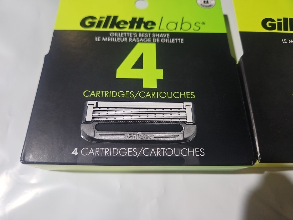 Gillette Labs Men's Razor Blade Refills 2 - 4 - Packs Total - 8 ...