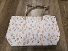 Thirty-One Modern Tote Soft Watercolor Spots Pebble Peach