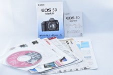 MINT Canon EOS 5D Mark II Instruction Manual Set Japanese Ver. Quick Guide  CD