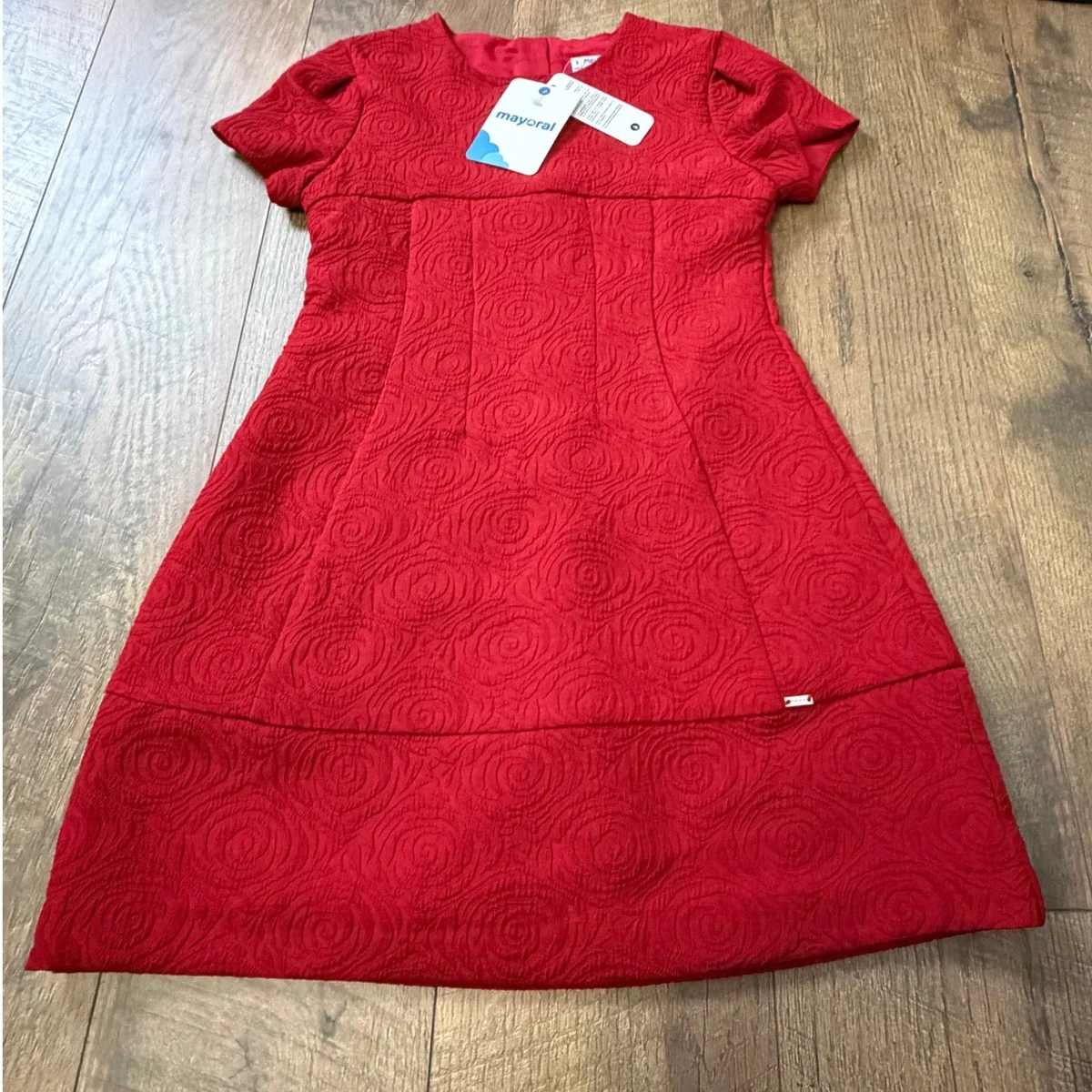 mayoral holiday dress Mayoral Girls' Red Knit Reindeer Holiday Dress 2911 – Sara's Children's  Boutique main image 0