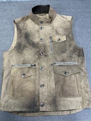 Nice John Varvatos Collection Multi-Pocket Vest EU 48 USA 40-42 Chest