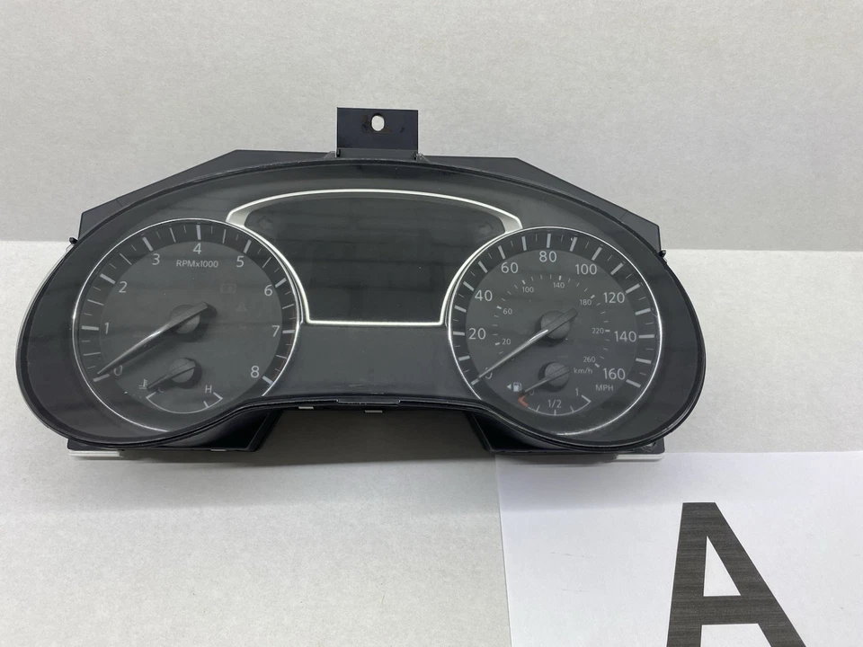 Nissan Altima S 2018 2,5 L velocímetro cuadro de instrumentos conjunto OEM 248109HU8A Foto 3 de 4