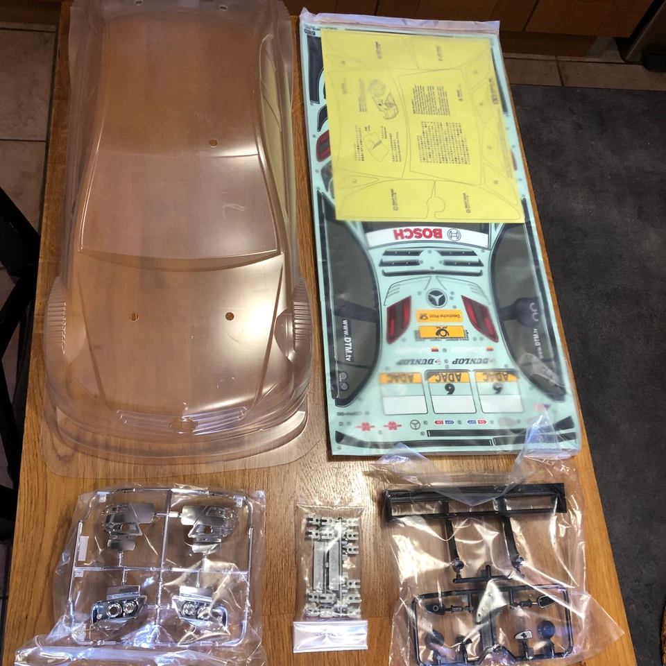 TAMIYA 1/10 BODY SET SPARE 58433 MERCEDES C-CLASS DTM 2008 TA-04 TA-01 TA-02 - Photo 2/4