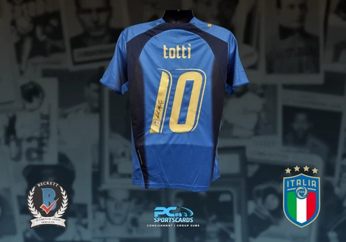 Gianluigi Buffon Signed Auto Soccer Gli Azzurri Team #10 Jersey Beckett COA JK8