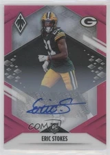 2021 Panini Phoenix Rookie Pink Auto /99 Eric Stokes #154 Rookie Auto RC