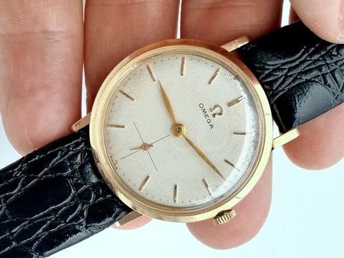 1954 Omega Pre Seamaster Manual Wind Cal 302 ORIGINAL DIAL 14K GOLD FILLED RUNS