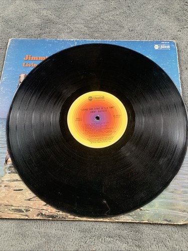 1974 Jimmy Buffett Living And Dying In 3/4 Time Record Vinyl 12" LP MCA-37025 - Imagen 3 de 4