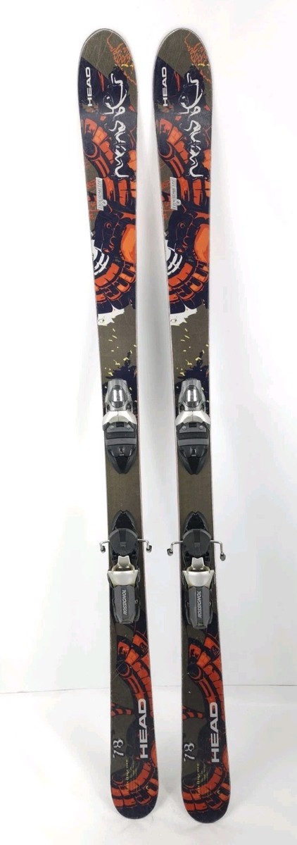 Head Monster 78 178cm Skis w/ Rossignol 120 Bindings | eBay