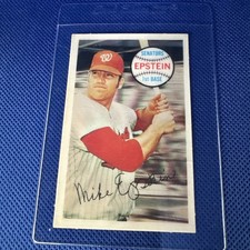 1970 Michael Epstein Kellogg’s 3D Baseball Card #24 NM-MT no cracks.
