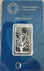 MMTC-PAMP 10g Silver Bar  banyan tree 999.9 Fine Silver 2022 Precious  10g