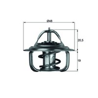 Thermostat, KüHlmittel Mahle Tx 1 87D