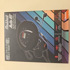 Aiwa Flashback Wired Kit Retro CD Player Wired Headphone new In Box.