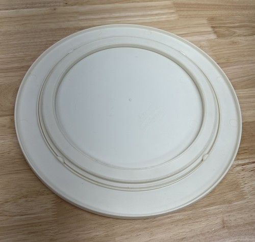 "Tocadiscos vintage MCM Rubbermaid Silver Starburst 13"" Lazy Susan" - Imagen 5 de 11