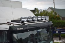 Roof Bar + LEDs + Spot Lights For Scania P G R 6 Series 2009+ Low Day Stainless