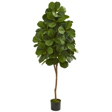 Nearly Natural 6-ft Fiddle Leaf Fig Artificial Tree