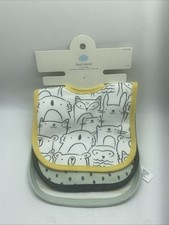 Cloud Island - 3 Pk Baby Multicolor Bibs - One Size