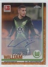 William Chrome Bundesliga 2019/20 Orange Refractor /25 #85 Auto