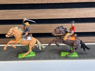 Britains deetail Mounted Mexicans x 2…Good..