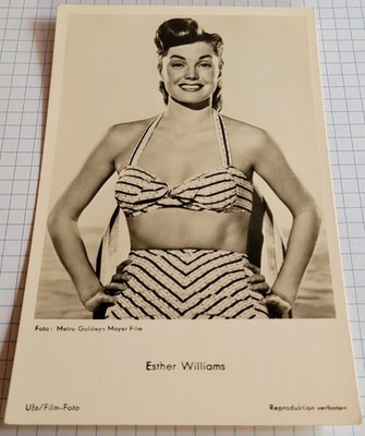 AK Schauspielerin ESTHER WILLIAMS | Portrait | Alte Foto-StarPostKarte #3151