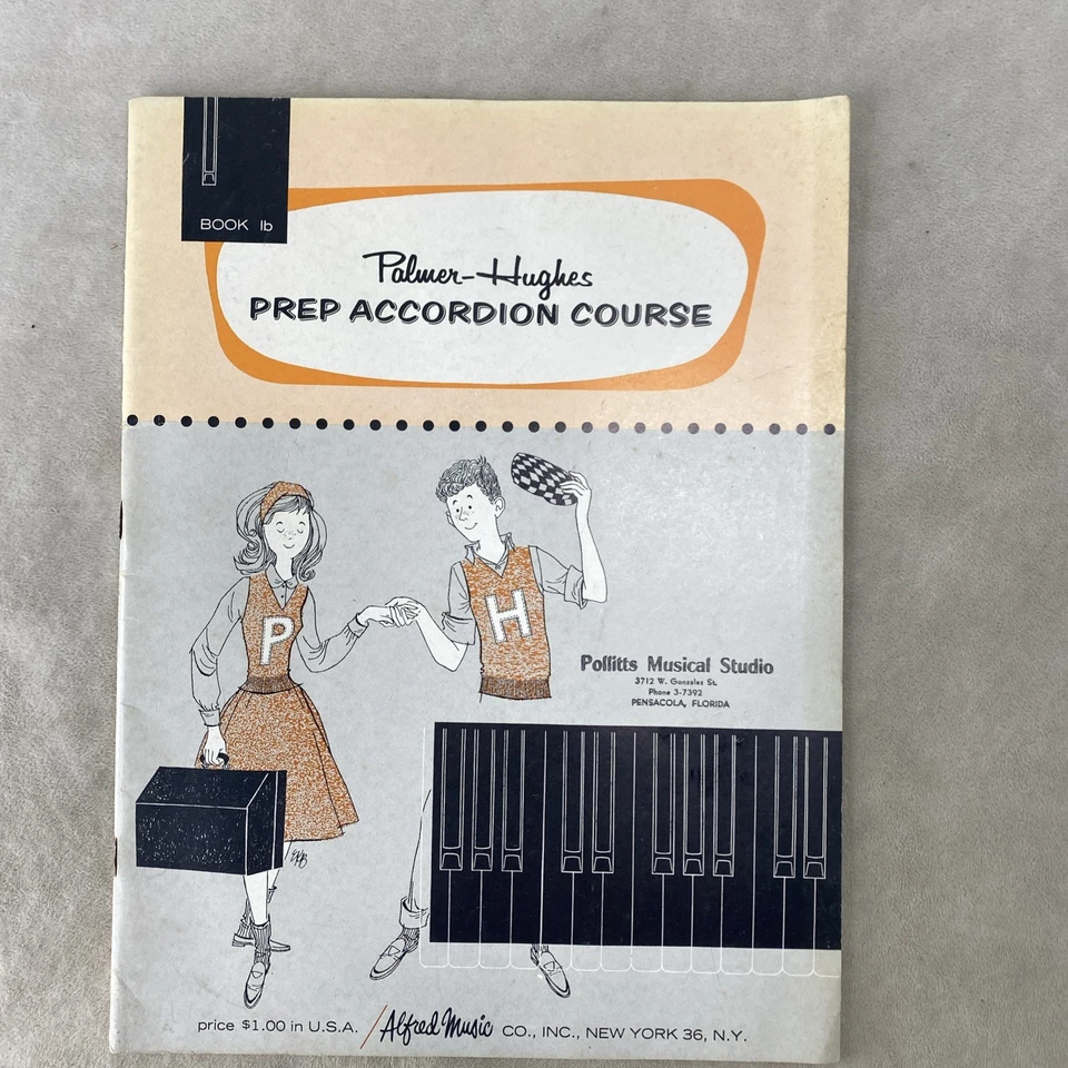 4 Vintage Palmer-Hughes Accordion Course Books 1, 1b,2, & 3 Group or Individual - Image 2 of 4