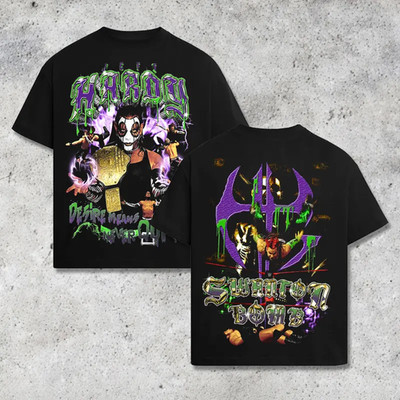 WWE Jeff Hardy Charismatic Enigma Swanton Bomb Graphic T-Shirt Tee