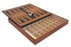 Italfama Faux Leather Chess & Backgammon Board w/ Storage 48x48cm