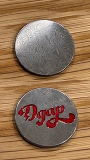 SWAG Golf: DGAP Script Stainless Ball Marker | 100% CNC Milled | SOLD OUT