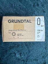 IKEA GRUNDTAL G4 halogen light bulb, designed Mikael Warnhammar 10W, 2800K, New