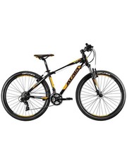 - Atala Replay 27,5" VB Shimano Tourney 21V, negro/naranja fluorescente mate