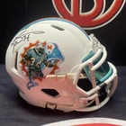 Ricky Williams Miami Dolphins Custom Mini Helmet Autographed Signed JSA COA