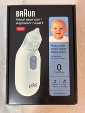 Braun (BNA100US) Electric Nasal Aspirator Mucus Remover, Blocked Nose Relief-NEW