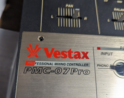 Vestax PMC-07 Pro DJ Mixer EQ Knobs, Lever, Level Board(comp. w Vestax PMC-07 Pro DJ Mixer EQ Knobs, Lever, Level Board(comp. w