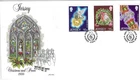 Jersey Comm/FDC -Christmas and Peace - 1986 (JES364)