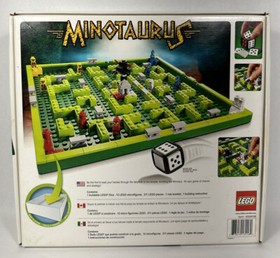 Lego Minotaurus 3841 Buildable Building Brick Board Game 100% Complete