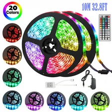 65ft LED Strip Lights Remote Control Bedroom Waterproof for Indoor Outdoor Use5