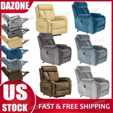 Electric Power Lift Chair Recliner for Elderly Livingroom Sofa w/ Remote Control