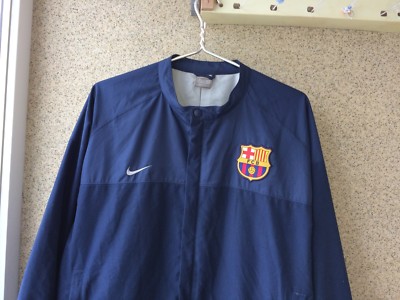 BARCELONA NIKE JACKET 2008/2009 VINTAGE SOCCER SPAIN FOOTABLL size