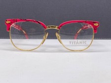 Eyeglasses Frames woman Pink Gold Square Vintage Retro 1980s Germany