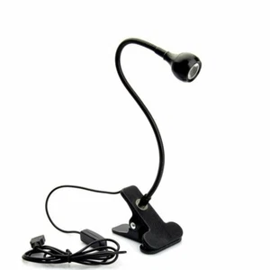 Ajustable LED Support de lampe de bureau USB Feu de tête avec interrupteur à clip et marche/arrêt