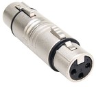 XLR Adapter Stecker Metall Weiblich XLR Female 3-polig Mikrofon Verlängerung