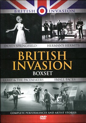 4-DVD-Box/1 CD British Invasion: Dusty Springfield/Herman's Hermits/Small Faces
