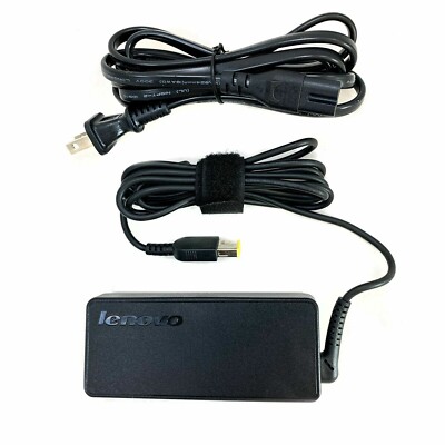 Original LENOVO ADLX90NLC2A 20V 4.5A 90W Charger Square Tip TESTED 36200286