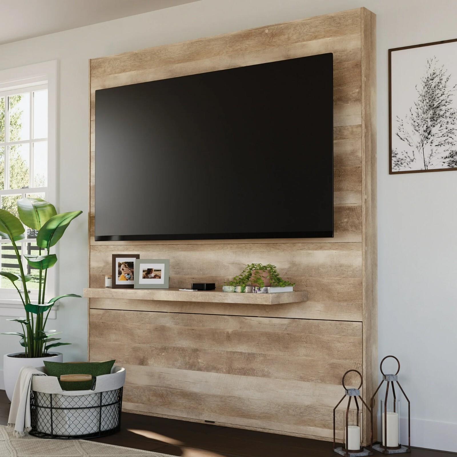 Sauder Cannery Bridge Entertainment Wall For TVs Up To 70