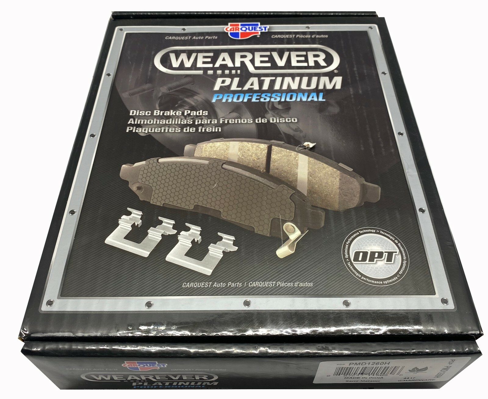 Carquest PMD1260H Front Premium SemiMetallic Brake Pads Free Fedex