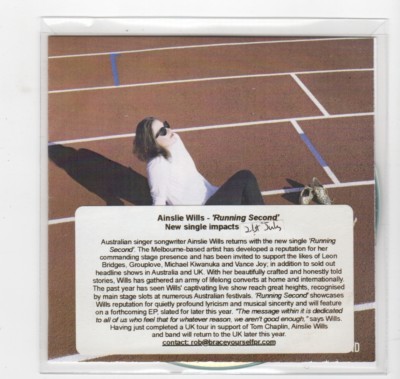 (HU882) Ainslie Wills, Running Second - 2017 DJ CD