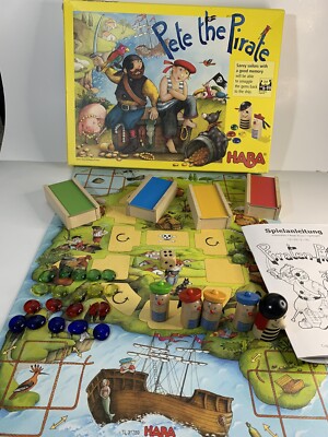 HABA Pete The Pirate Board Game Piraten-Pitt Wooden Kids Toy