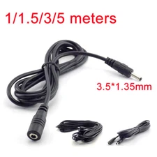 DC Male Female Power 1/3/5M Extension 5V DC 3.5x1.35mm Connector cable Cord