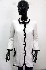 Moschino Womens Coat Size S Jacket Coat Jacket Winter White